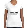 Women's Fine Jersey V-Neck Tee Women's Fine Jersey V-Neck Tee Thumbnail