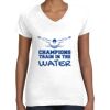 Women's Fine Jersey V-Neck Tee Women's Fine Jersey V-Neck Tee Thumbnail