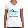 Women's Fine Jersey V-Neck Tee Women's Fine Jersey V-Neck Tee Thumbnail