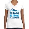 Women's Fine Jersey V-Neck Tee Women's Fine Jersey V-Neck Tee Thumbnail