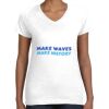 Women's Fine Jersey V-Neck Tee Women's Fine Jersey V-Neck Tee Thumbnail