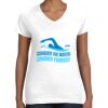 Women's Fine Jersey V-Neck Tee Women's Fine Jersey V-Neck Tee Thumbnail