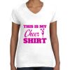 Women's Fine Jersey V-Neck Tee Women's Fine Jersey V-Neck Tee Thumbnail