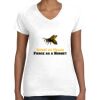 Women's Fine Jersey V-Neck Tee Women's Fine Jersey V-Neck Tee Thumbnail