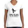 Women's Fine Jersey V-Neck Tee Women's Fine Jersey V-Neck Tee Thumbnail