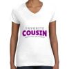 Women's Fine Jersey V-Neck Tee Women's Fine Jersey V-Neck Tee Thumbnail