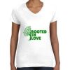 Women's Fine Jersey V-Neck Tee Women's Fine Jersey V-Neck Tee Thumbnail