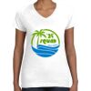 Women's Fine Jersey V-Neck Tee Women's Fine Jersey V-Neck Tee Thumbnail