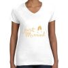Women's Fine Jersey V-Neck Tee Women's Fine Jersey V-Neck Tee Thumbnail