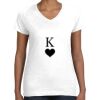 Women's Fine Jersey V-Neck Tee Women's Fine Jersey V-Neck Tee Thumbnail
