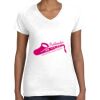 Women's Fine Jersey V-Neck Tee Women's Fine Jersey V-Neck Tee Thumbnail