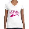 Women's Fine Jersey V-Neck Tee Women's Fine Jersey V-Neck Tee Thumbnail
