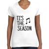 Women's Fine Jersey V-Neck Tee Women's Fine Jersey V-Neck Tee Thumbnail