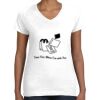 Women's Fine Jersey V-Neck Tee Women's Fine Jersey V-Neck Tee Thumbnail