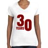 Women's Fine Jersey V-Neck Tee Women's Fine Jersey V-Neck Tee Thumbnail