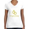 Women's Fine Jersey V-Neck Tee Women's Fine Jersey V-Neck Tee Thumbnail