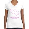 Women's Fine Jersey V-Neck Tee Women's Fine Jersey V-Neck Tee Thumbnail