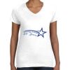 Women's Fine Jersey V-Neck Tee Women's Fine Jersey V-Neck Tee Thumbnail