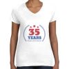 Women's Fine Jersey V-Neck Tee Women's Fine Jersey V-Neck Tee Thumbnail