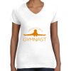Women's Fine Jersey V-Neck Tee Women's Fine Jersey V-Neck Tee Thumbnail