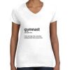 Women's Fine Jersey V-Neck Tee Women's Fine Jersey V-Neck Tee Thumbnail