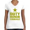 Women's Fine Jersey V-Neck Tee Women's Fine Jersey V-Neck Tee Thumbnail