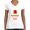 Women's Fine Jersey V-Neck Tee Women's Fine Jersey V-Neck Tee Thumbnail