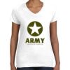 Women's Fine Jersey V-Neck Tee Women's Fine Jersey V-Neck Tee Thumbnail