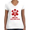 Women's Fine Jersey V-Neck Tee Women's Fine Jersey V-Neck Tee Thumbnail