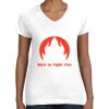 Women's Fine Jersey V-Neck Tee Women's Fine Jersey V-Neck Tee Thumbnail