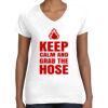 Women's Fine Jersey V-Neck Tee Women's Fine Jersey V-Neck Tee Thumbnail