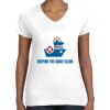 Women's Fine Jersey V-Neck Tee Women's Fine Jersey V-Neck Tee Thumbnail