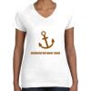 Women's Fine Jersey V-Neck Tee Women's Fine Jersey V-Neck Tee Thumbnail