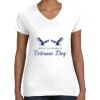 Women's Fine Jersey V-Neck Tee Women's Fine Jersey V-Neck Tee Thumbnail