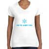 Women's Fine Jersey V-Neck Tee Women's Fine Jersey V-Neck Tee Thumbnail