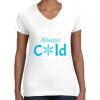 Women's Fine Jersey V-Neck Tee Women's Fine Jersey V-Neck Tee Thumbnail