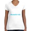 Women's Fine Jersey V-Neck Tee Women's Fine Jersey V-Neck Tee Thumbnail