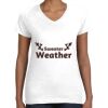 Women's Fine Jersey V-Neck Tee Women's Fine Jersey V-Neck Tee Thumbnail