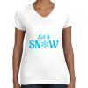 Women's Fine Jersey V-Neck Tee Women's Fine Jersey V-Neck Tee Thumbnail