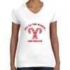 Women's Fine Jersey V-Neck Tee Women's Fine Jersey V-Neck Tee Thumbnail
