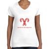 Women's Fine Jersey V-Neck Tee Women's Fine Jersey V-Neck Tee Thumbnail
