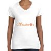 Women's Fine Jersey V-Neck Tee Women's Fine Jersey V-Neck Tee Thumbnail